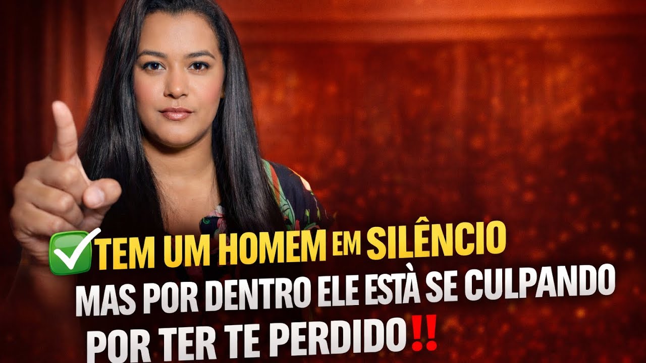 ✅TEM UM HOMEM EM SILÊNCIO MAS POR DENTRO ELE ESTÁ SE CULPANDO POR TER TE PERDIDO‼️