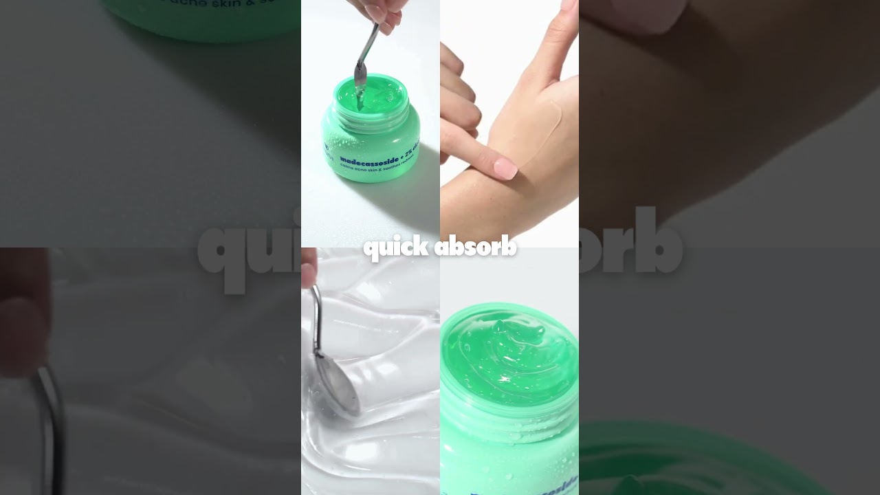 Look at the texture!! WATER GEL MOISTURIZER! 💧