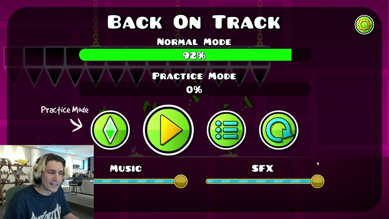 xQc plays Geometry Dash EP 14 - JULY 10 2025