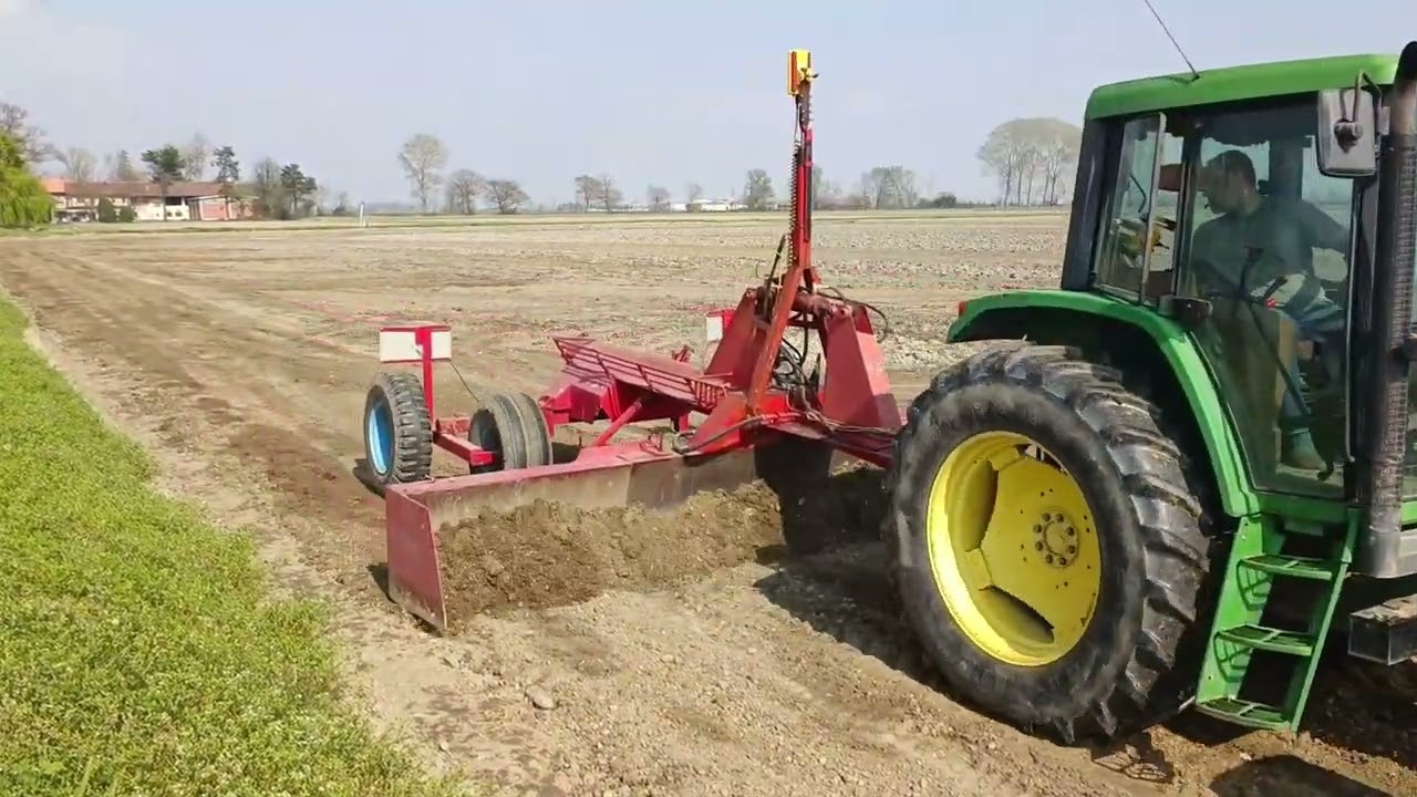 Livellare negli anni 90? John Deere 6600💚💛 con vecchia livella Migliavacca 9m