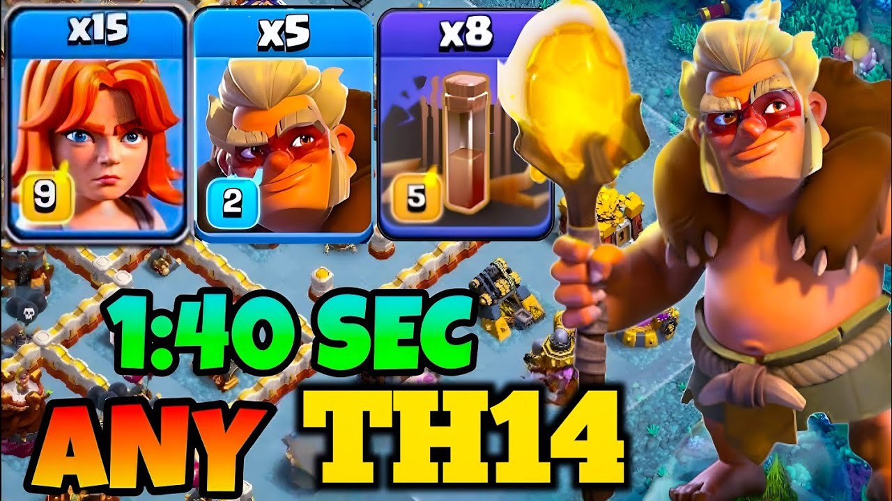 Top 5 BEST TH14 Attack Strategies 2024 in Clash of Clans ! Th14 Attack ! Th14 War Attack ! Top Army