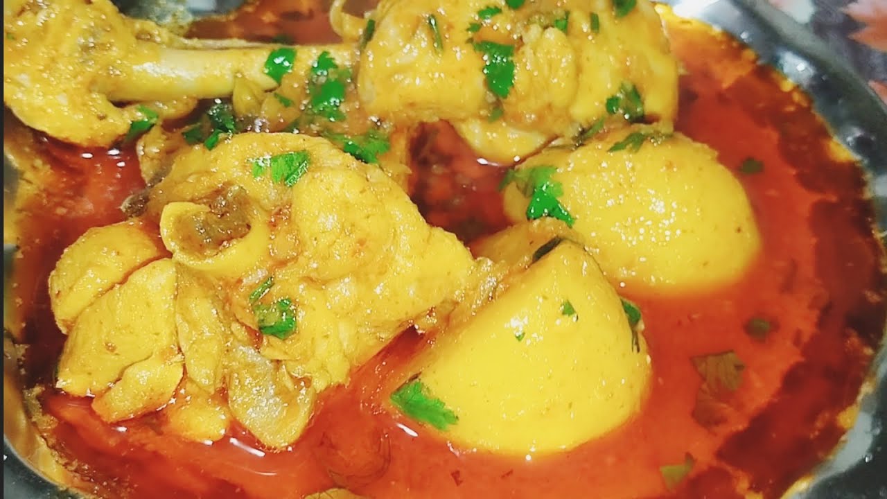 Chicken Aaloo Gravy Recipe || @mammasrecipies 