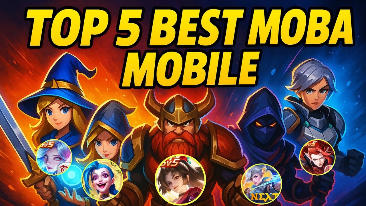 Top 5 Game MOBA Mobile 2025! Nomor 1 Bikin Kaget! - MOBILE GAMES