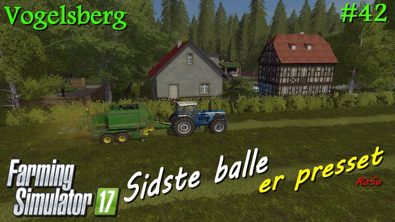 Farming simulator 2017 [Dansk], Vogelsberg #42 Sidste balle er presset