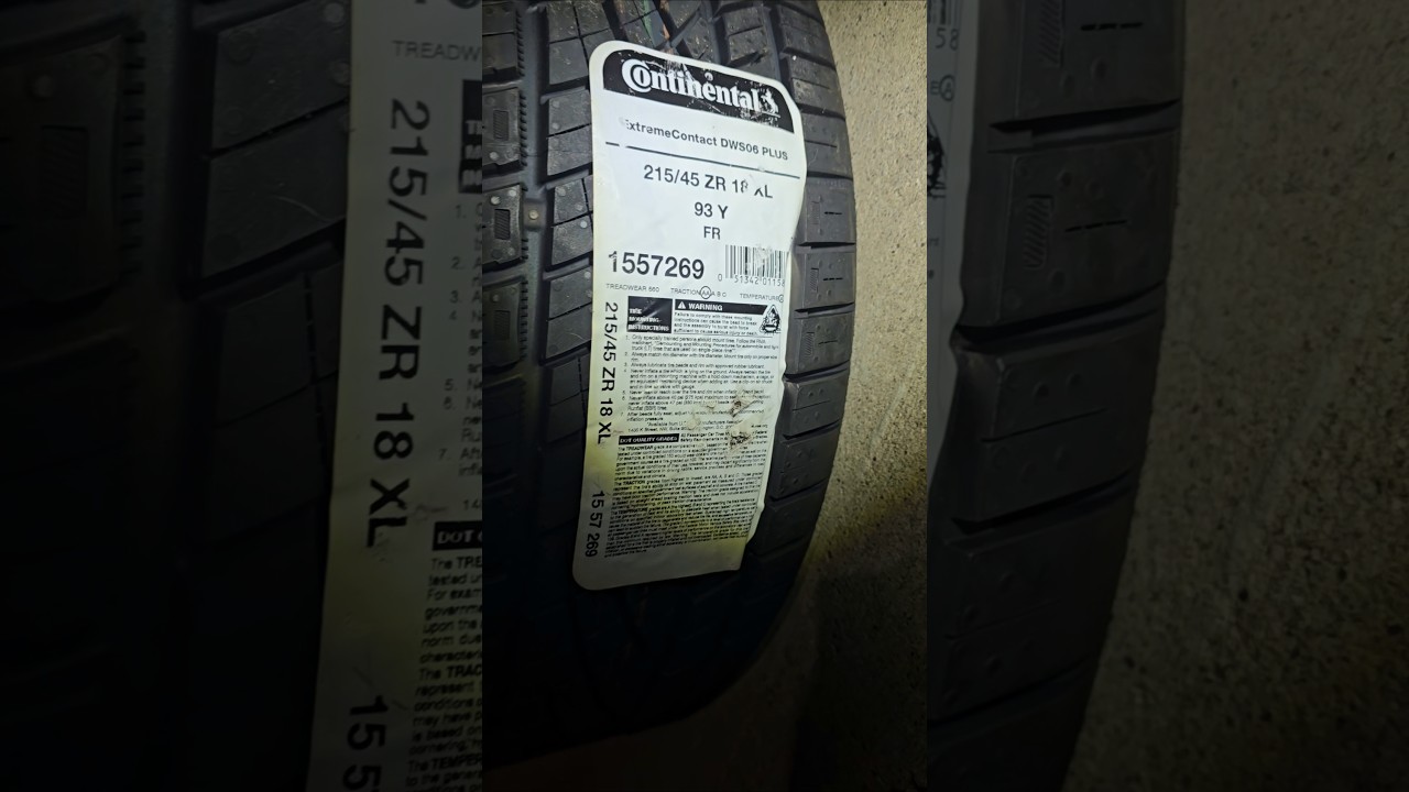 Удачно урвал 4 колеса CONTINENTAL EXTREMECONTACT DWS 06 PLUS 