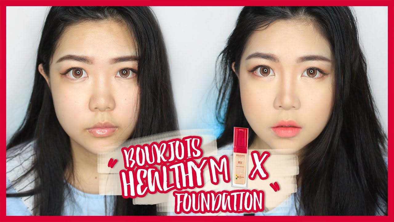 Bourjois Healthy Mix Foundation & Concealer First Impression Review & Test | theChency