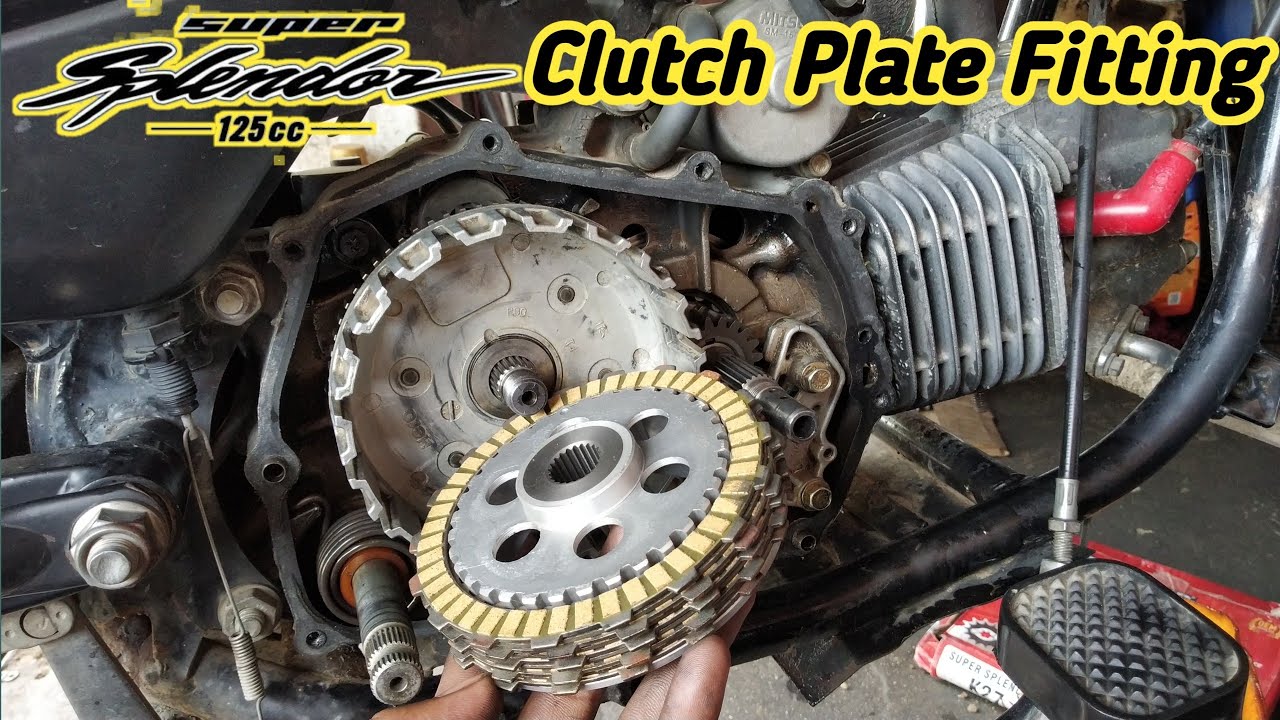 Super splendor clutch plate fitting