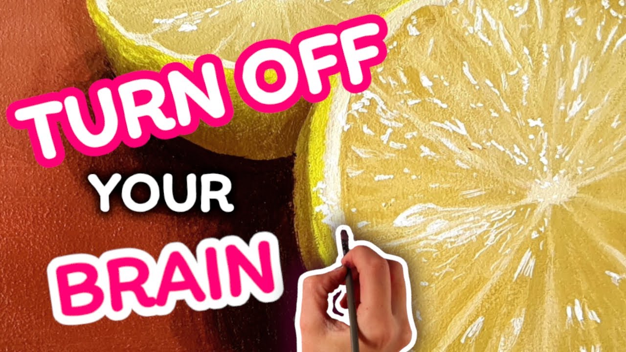 🍋How To Paint Ultra Realistic Lemon Acrylic ? | Hyper Realistic Painting | Daily Challenge 60-Days