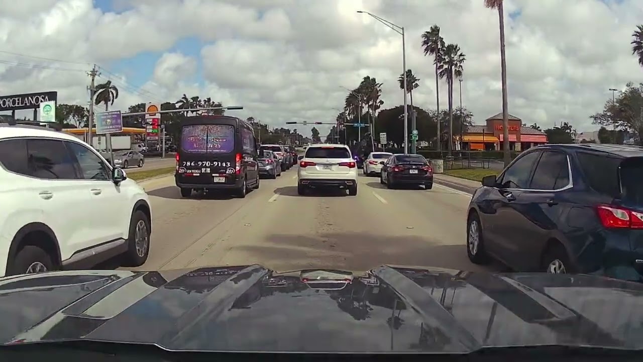 87th Avenue NW in Miami, a main thoroughfare in this beautiful sunny city.