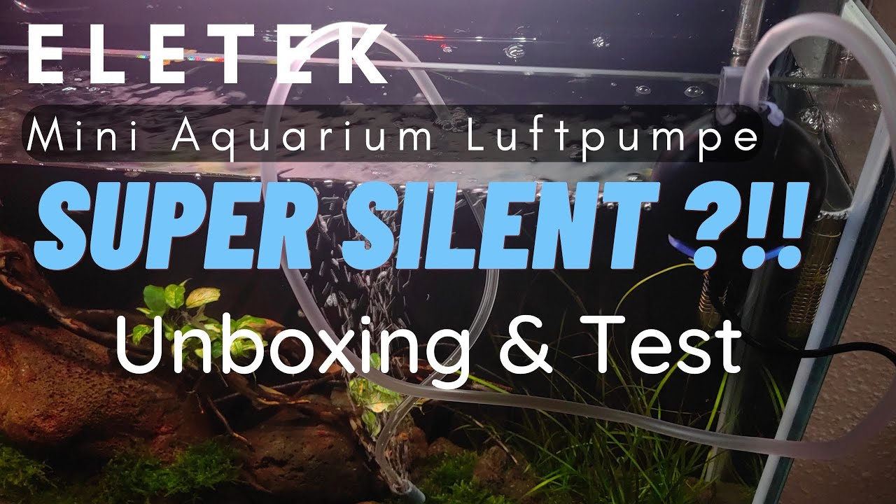 Eletek Mini Aquarium Luftpumpe, Unboxing & Test! 