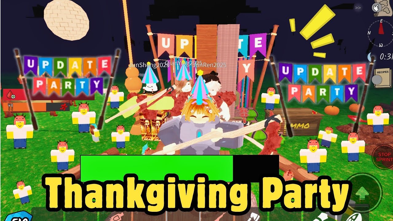 Thankgiving Party Updates🥳 The Kino Kids Took Over Our Camp🌲 ASMR Speedrun x3