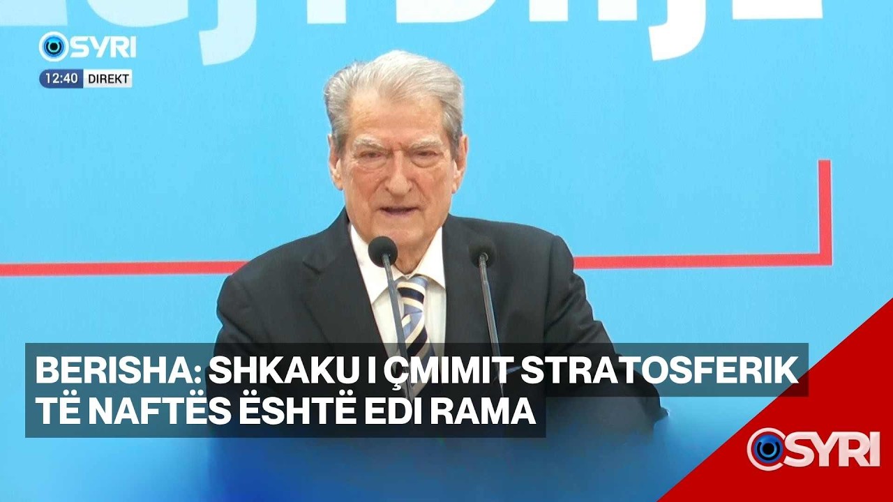 Kreu i PD, Sali Berisha konferenc&euml; p&euml;r shtyp