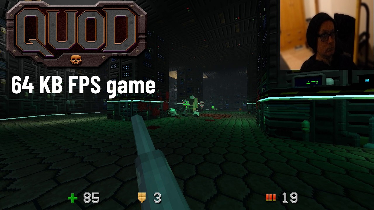 QUOD Gameplay - 64KB FPS Game