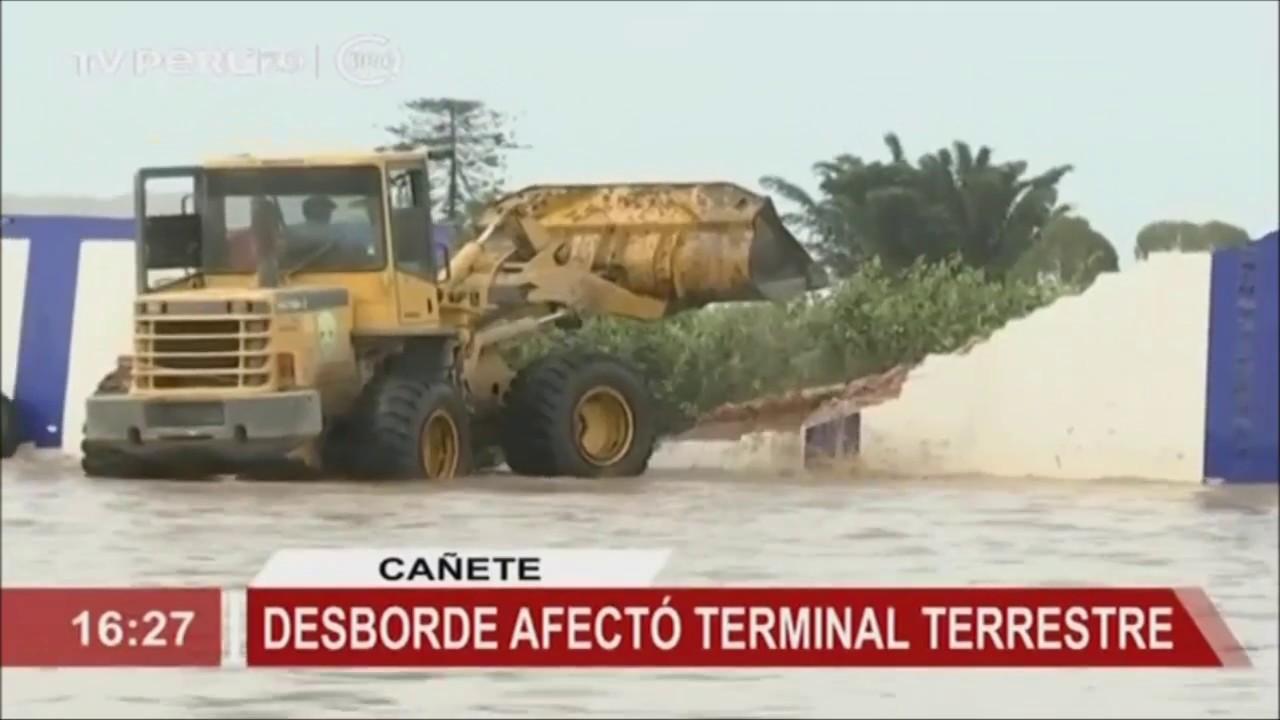 Cañete: desborde del río Mala causa estragos