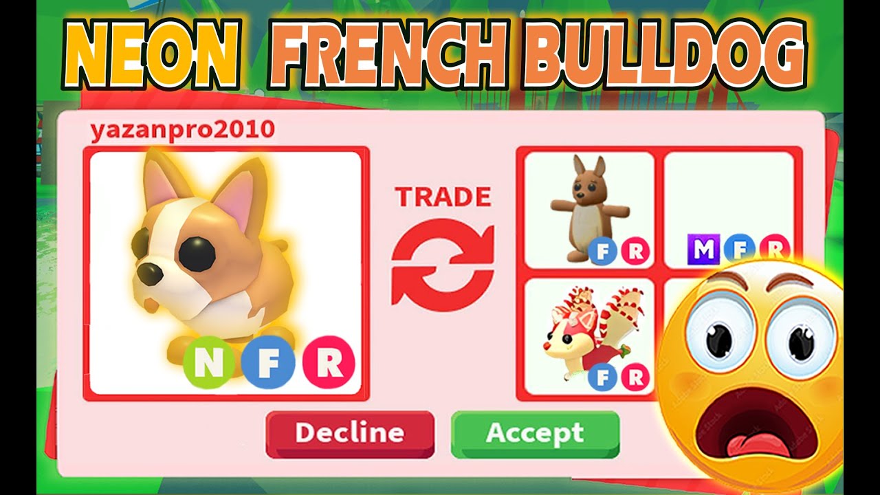 HUGE WIN 😱 I TRADED NEON FRENCH BULLDOG 🐶🔥 IN THE HOMEPASS UPDATE (WEEK 2) IN ADOPT ME 🔥