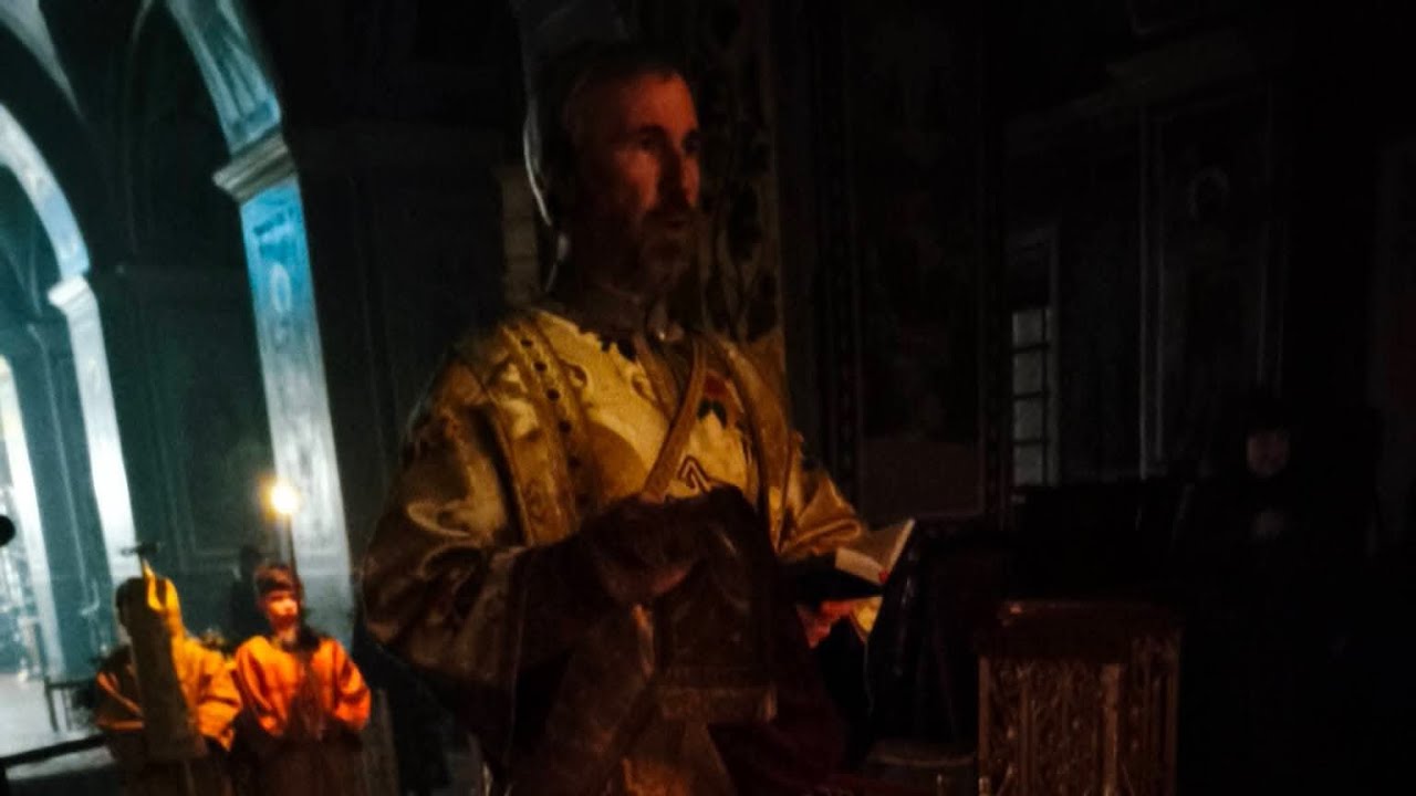 ДО МУРАШЕК! Сугубая ектения (Генеральская) - провозглашает архид. Иоанн Ганчин