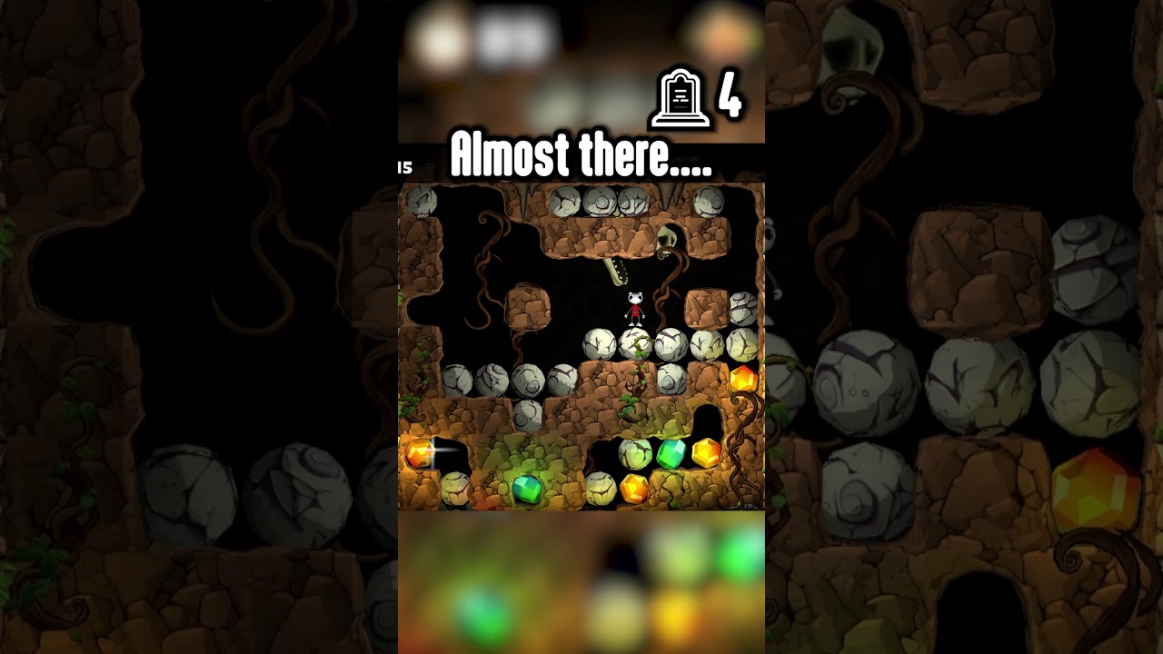 This Game BROKE Me | Boulder Dash 40th Anniversary #shorts