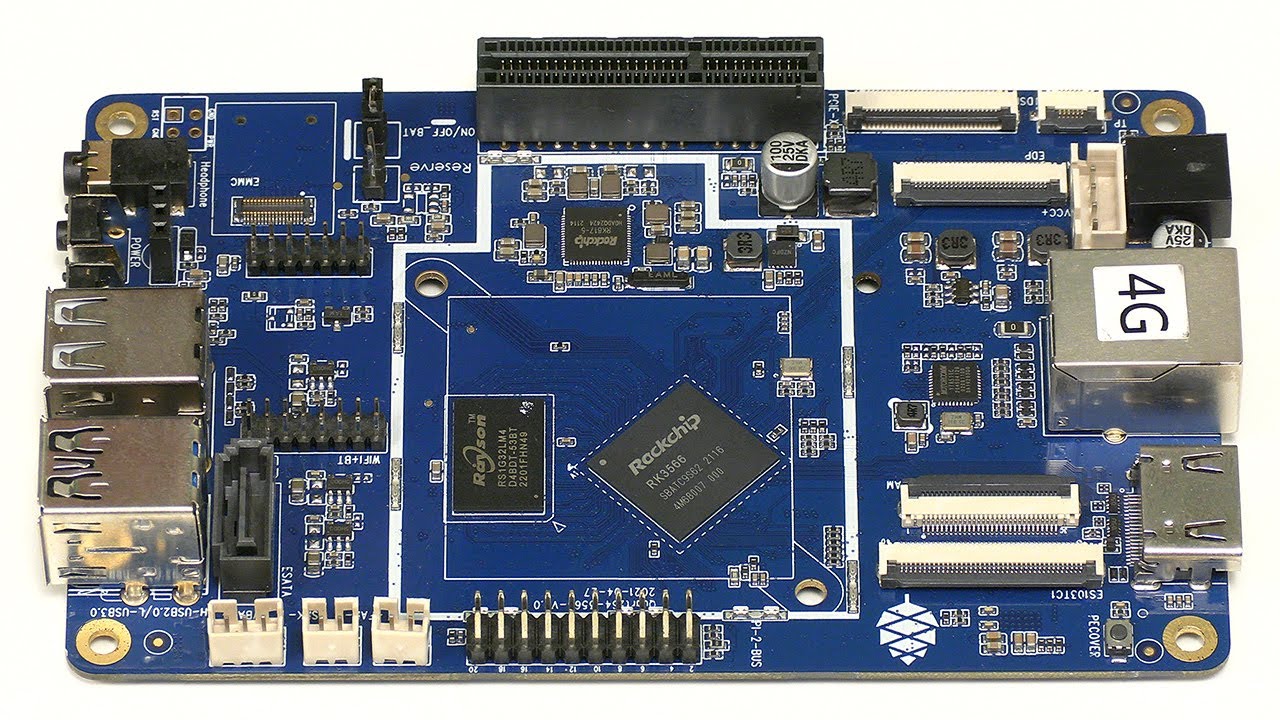 Quartz64 Model A – PCIe & SATA SBC