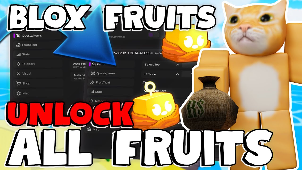 [KEYLESS] Blox Fruits ULTIMATE SPAWN FRUIT Script! OP Auto Farms, Boss Farms, LOOT CHESTS!(PASTEBIN)