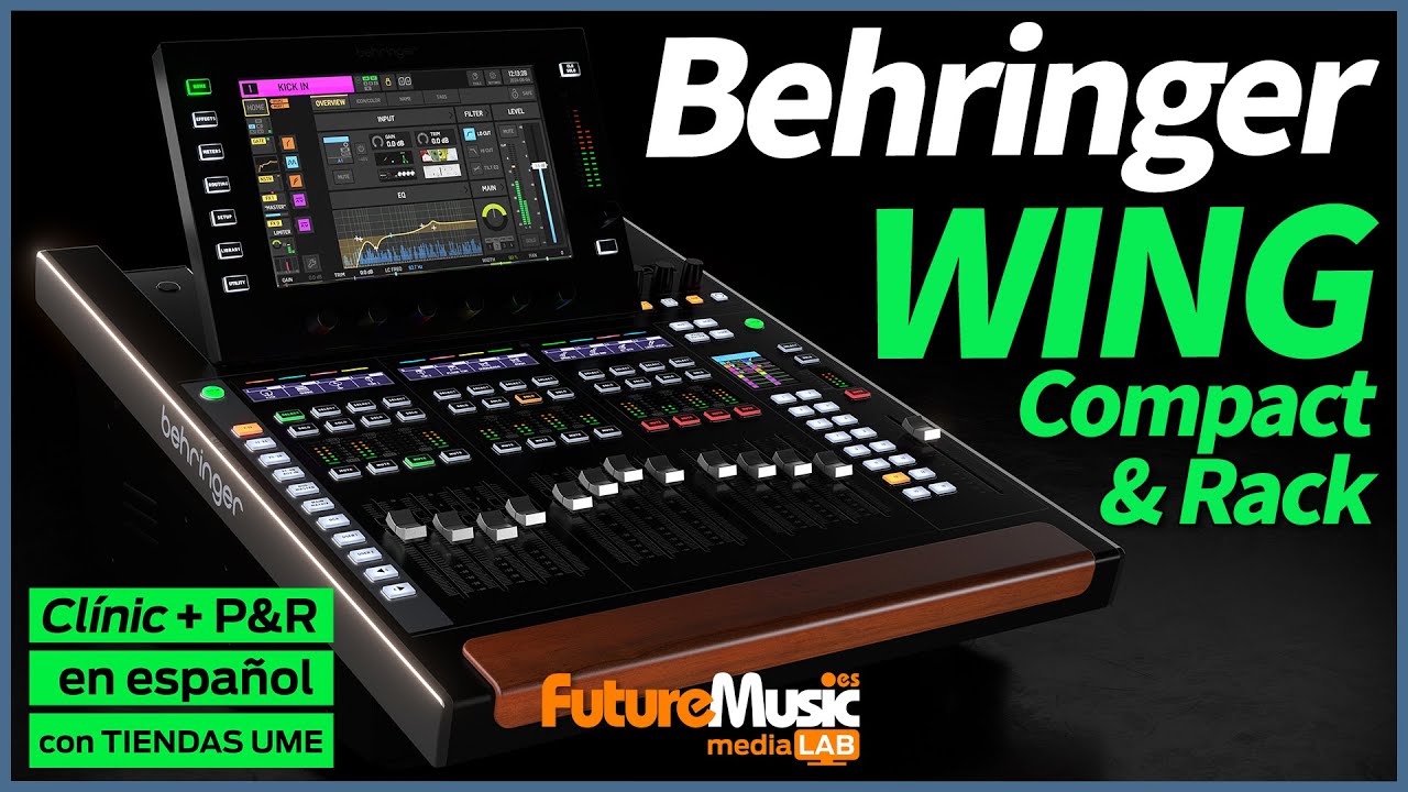 Behringer WING COMPACT & RACK A FONDO 🎛👍 (CLÍNIC DE MEZCLADORES EN ESPAÑOL) 🔥🎧