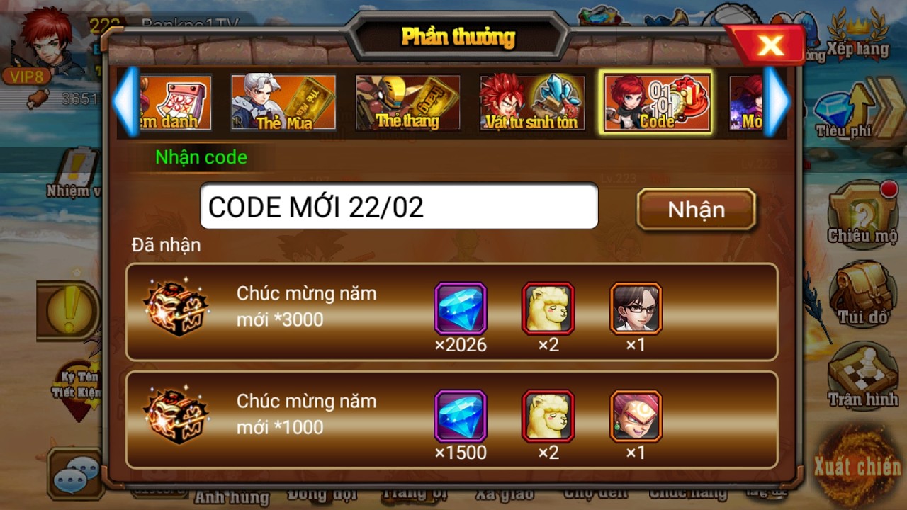 Siêu Anh Hùng Hội Tụ - 1 Giftcode Siêu Anh Hùng Hội Tụ Mới & Cập Nhập Code Ngày 22/02