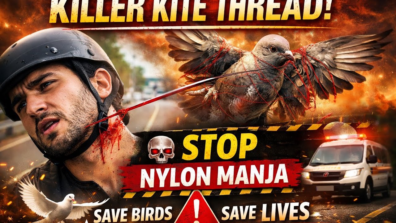 This Kite Thread Can Kill | Say NO to Nylon Manja | Save Birds & Lives 