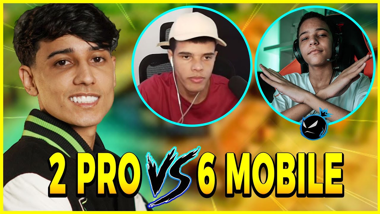 MARECHAL E LDZIN NO DESAFIO DO BAK 2 PRO PLAYER vs 6 MOBILE NO FREE FIRE