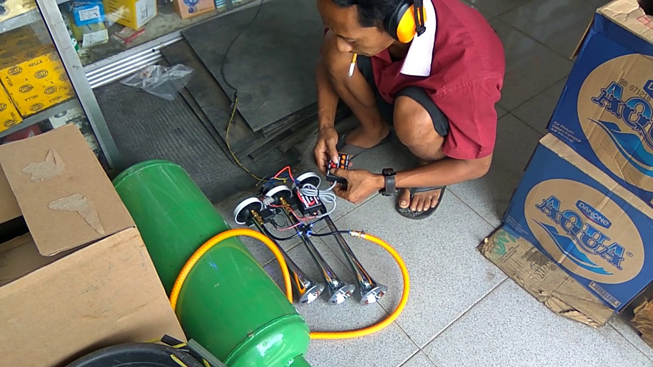 Tes modul telolet 3 corong sebelum pasang di guyangan nganjuk
