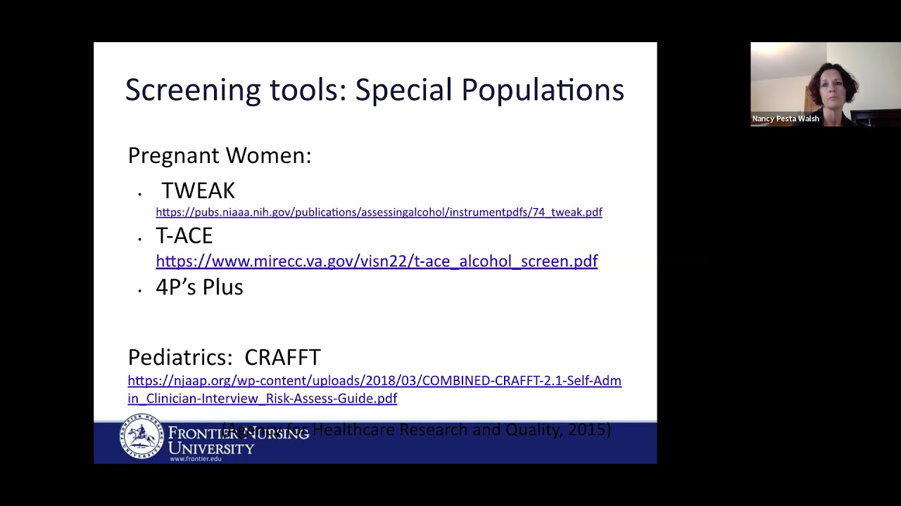 Assessment and Screening for Substance Use Disorders in the Primary Care Setting