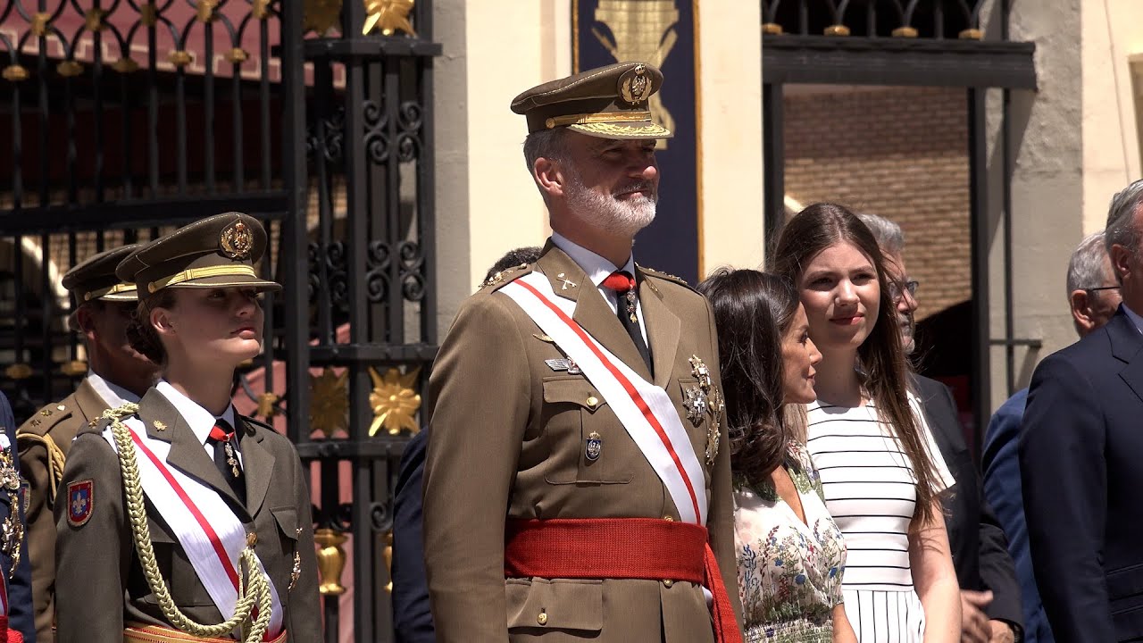 Hasta pronto, Leonor: la princesa de Asturias termina su formación militar en Zaragoza