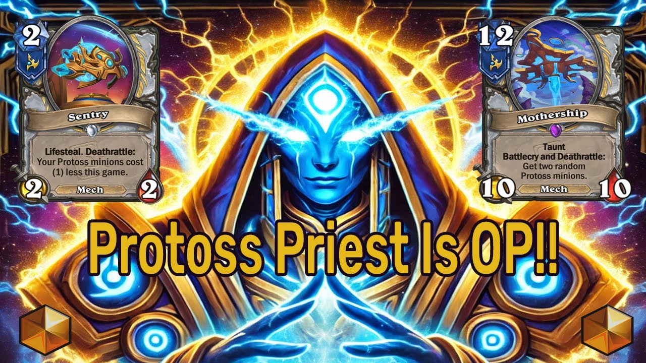 Protoss Priest DOMINATES at Legend Rank! (Hearthstone Deck Guide)