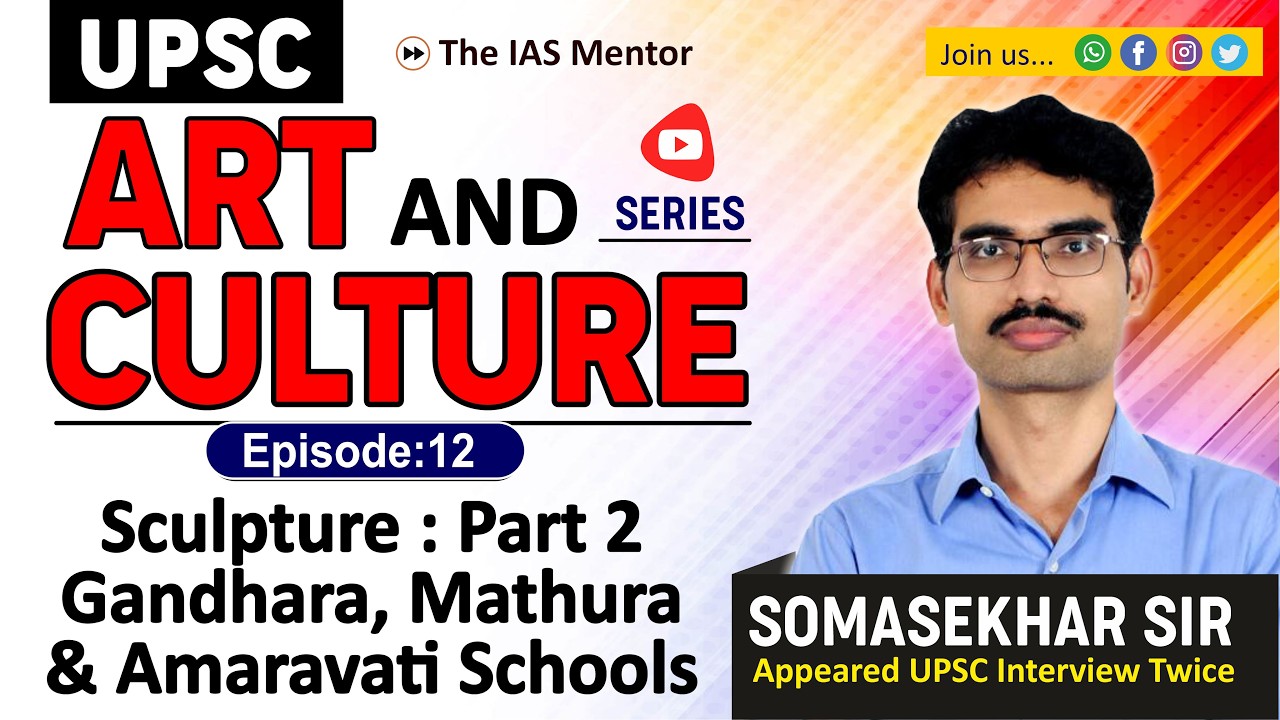Sculpture - Part 2 - Three Schools of Art and Gupta Art: EP-12 #artandculture #guptaartandculture