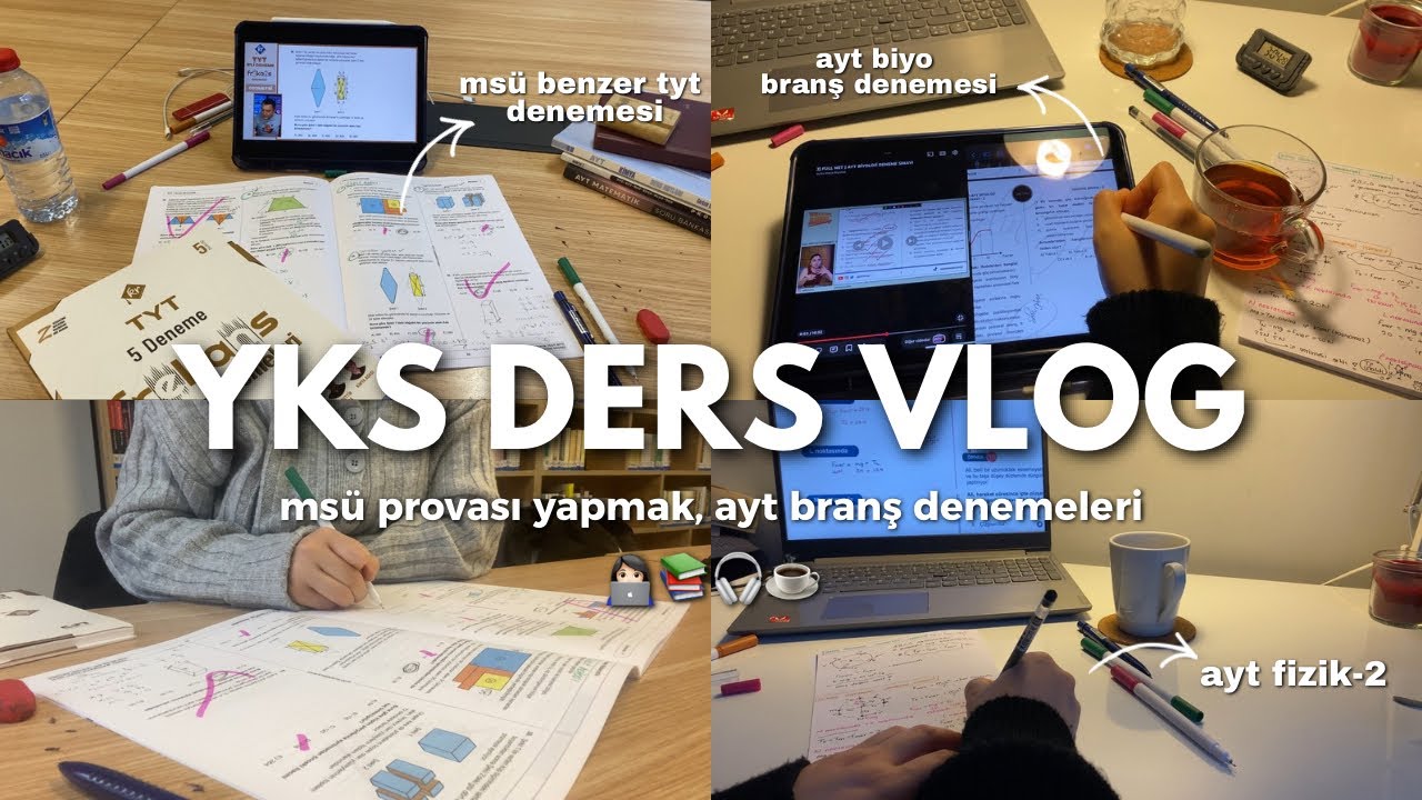 +6 saat ders çalışmak, tyt genel deneme, ayt fizik ve bolca ayt branş denemeleri #yks2026 