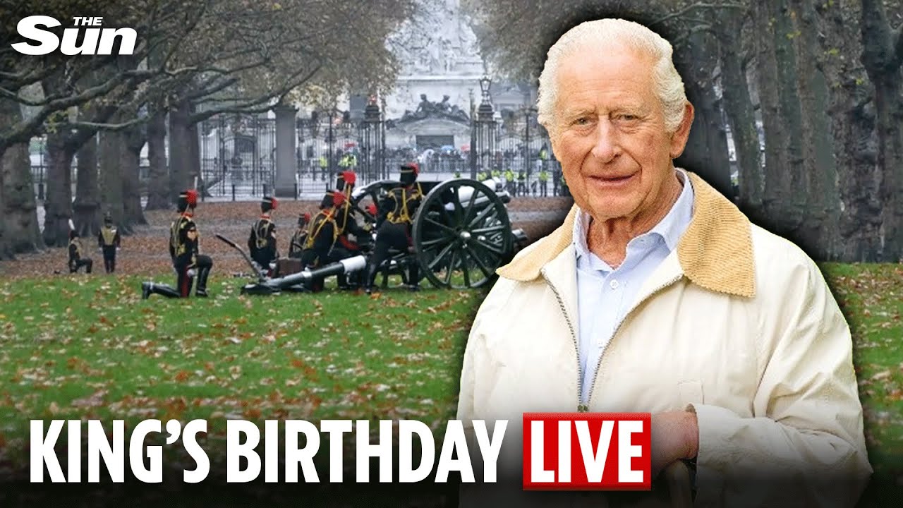 LIVE: King Charles' birthday marked with gun salute and new portrait of monarch