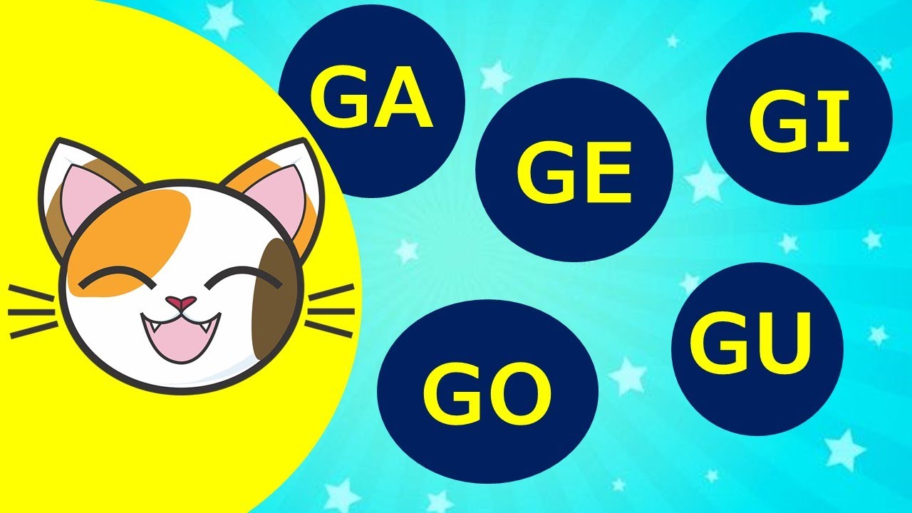 LETRA G/GA GE GI GO GU/ Som da letra G/Consciência fonológica/Alfabetização