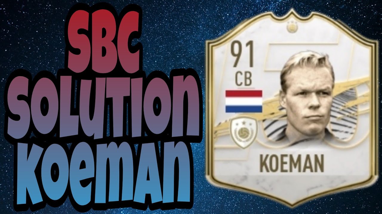 SBC SOLUTION KOEMAN 91 / MAD FUT 21