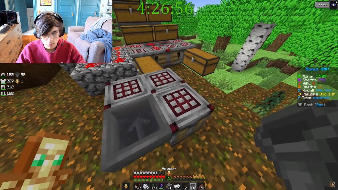 Speed Running 10,000,000 on Donut SMP (Orders Only %)