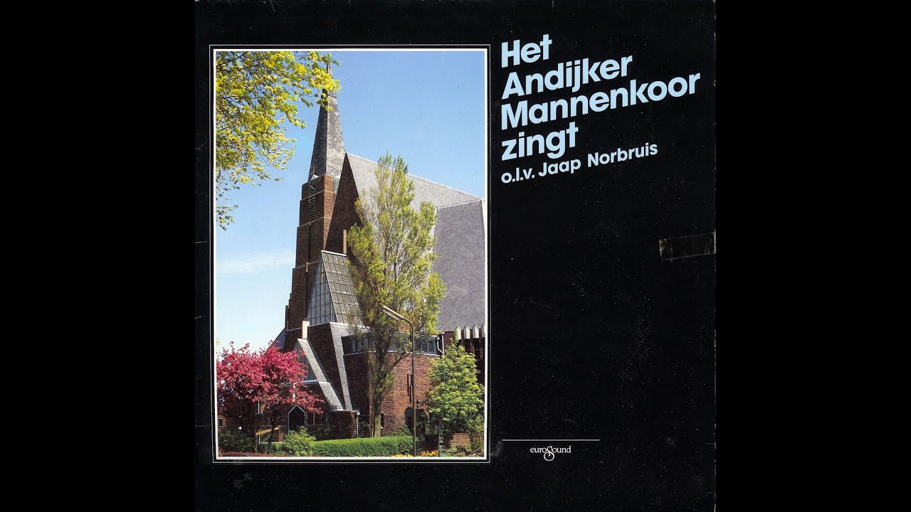 Andijker mannenkoor olv J. Norbruis met P. Spoelstra orgel. (opname Geref. Kerk Andijk 13 febr.1988)