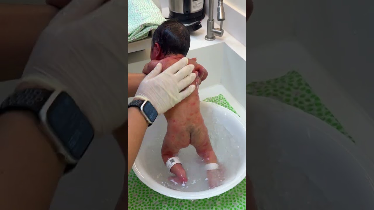 Bathing Baby Alden