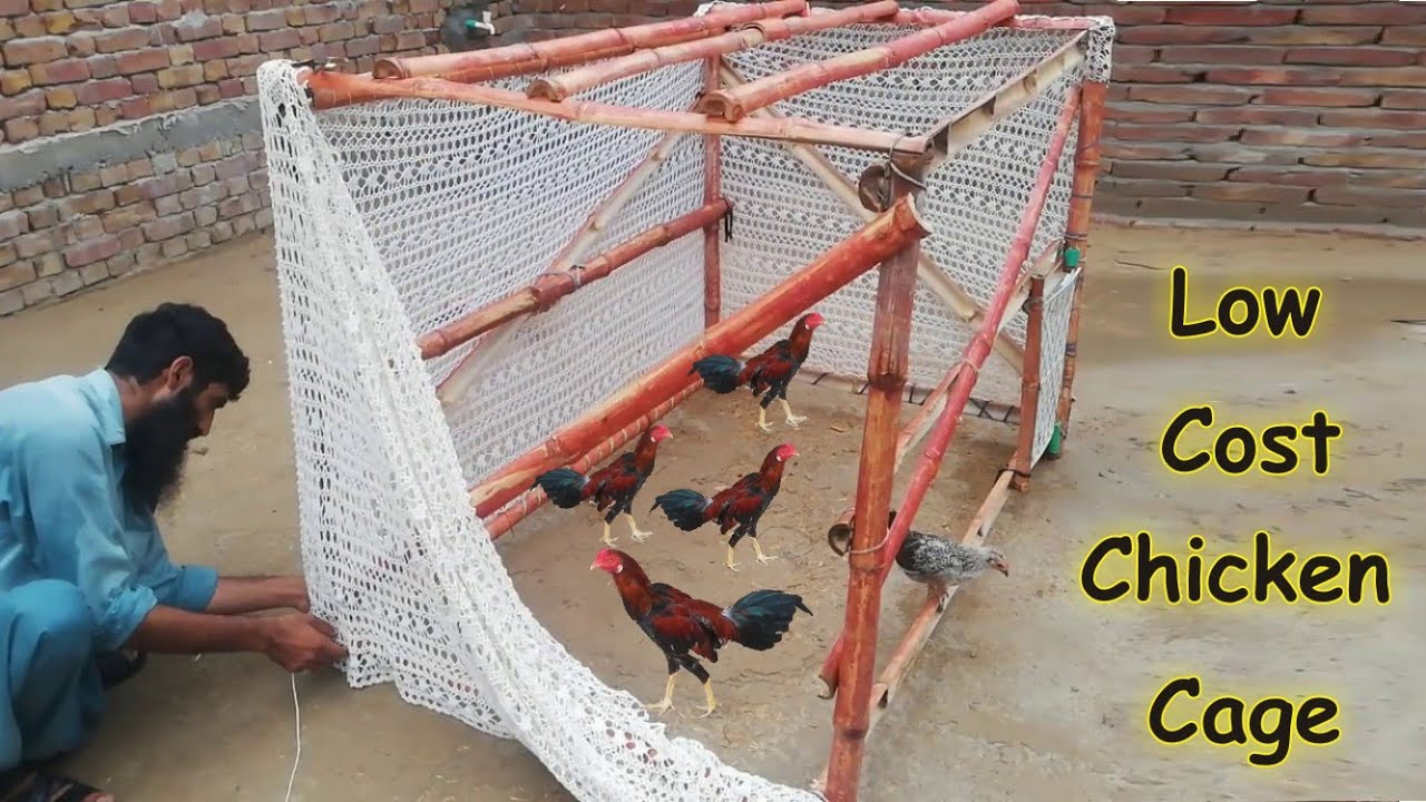 Hen cage ideas  || Chicken cage making low cost