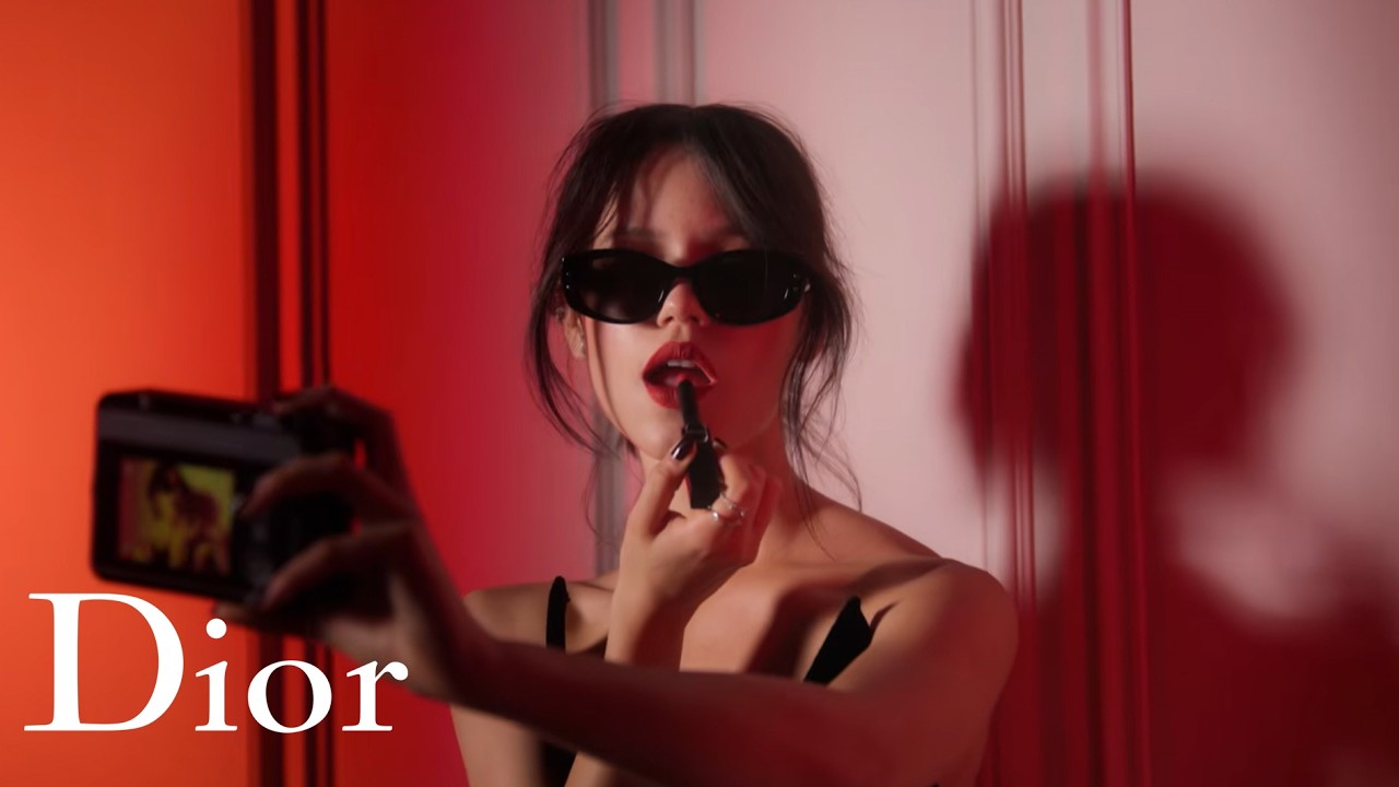 За кулисами кампании Rouge Dior с Дженной Ортегой