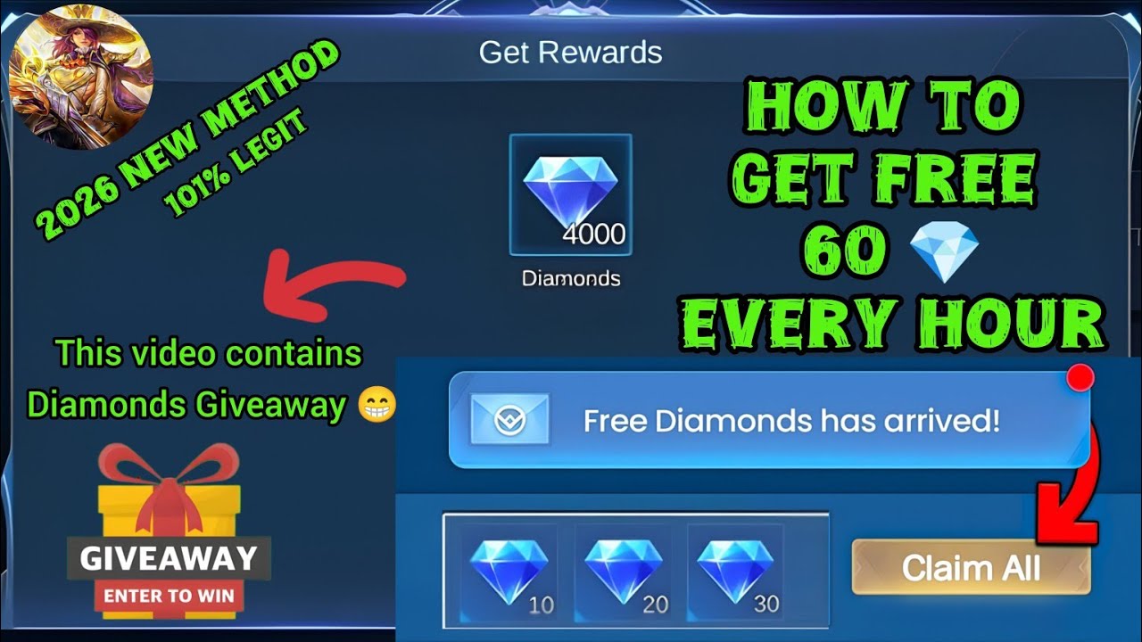 HOW TO GET FREE DIAMONDS IN MLBB | FEBRUARY 2026 LEGIT METHOD (Must Try) MlBB Diamonds Giveaway!!!
