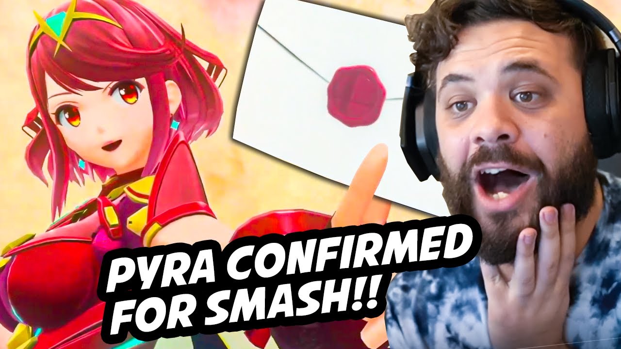 BOTH PYRA AND MYTHRA JOIN SMASH ULTIMATE! HUNGRYBOX REACTS