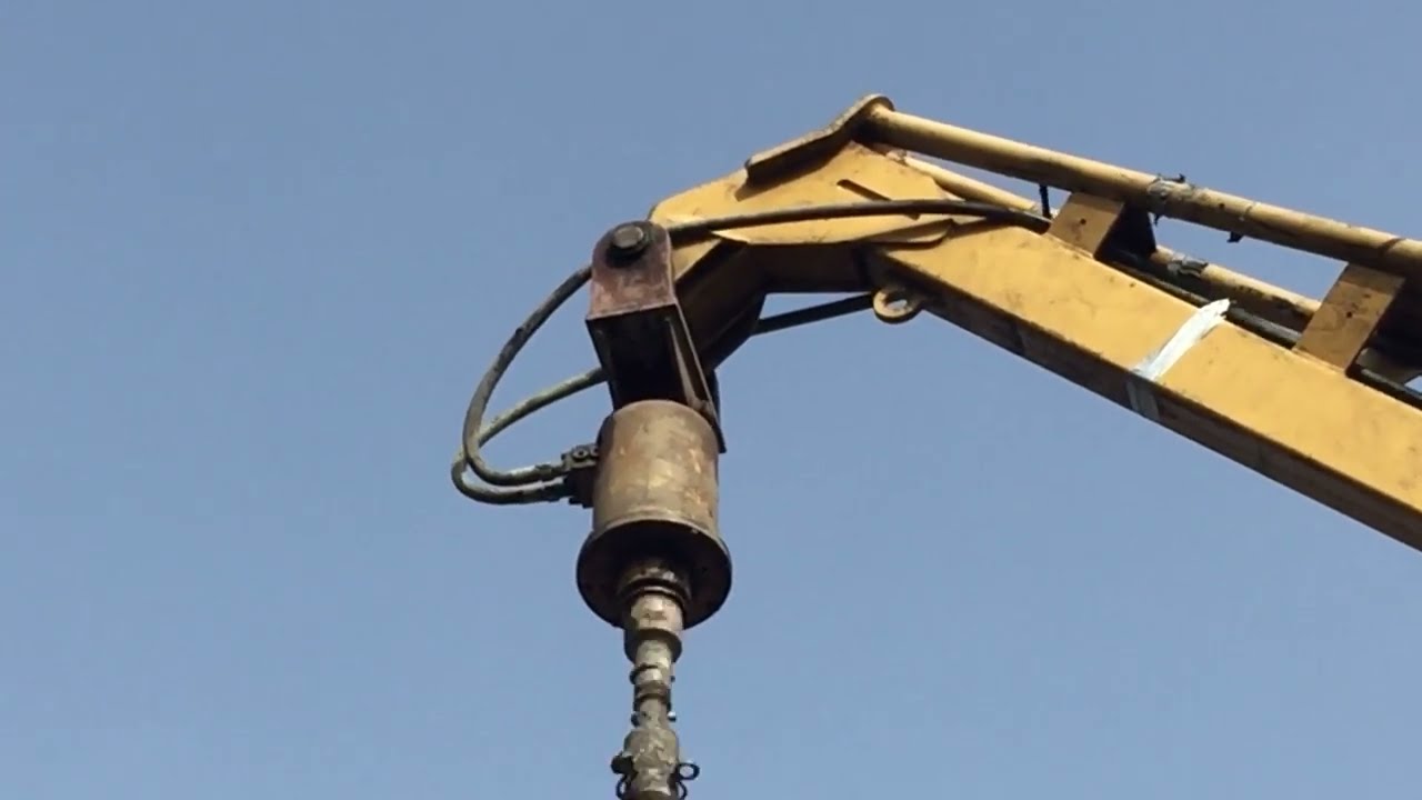 CATERPILLAR 320 GC mit Bohrschnecke  #wilhelmsburg #bagger