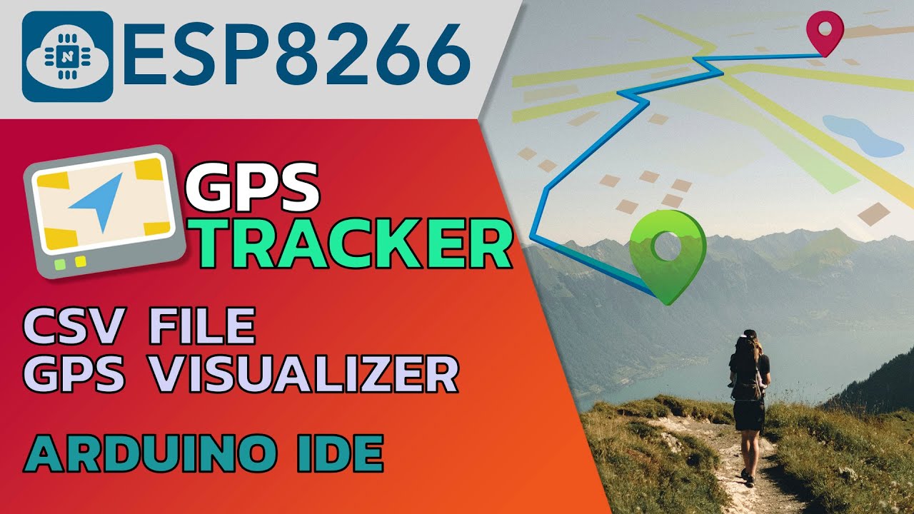 NodeMCU(ESP8266) | GPS | CSV Data Logging - GPS Tracker (feat. GPS Visualizer)🛰️