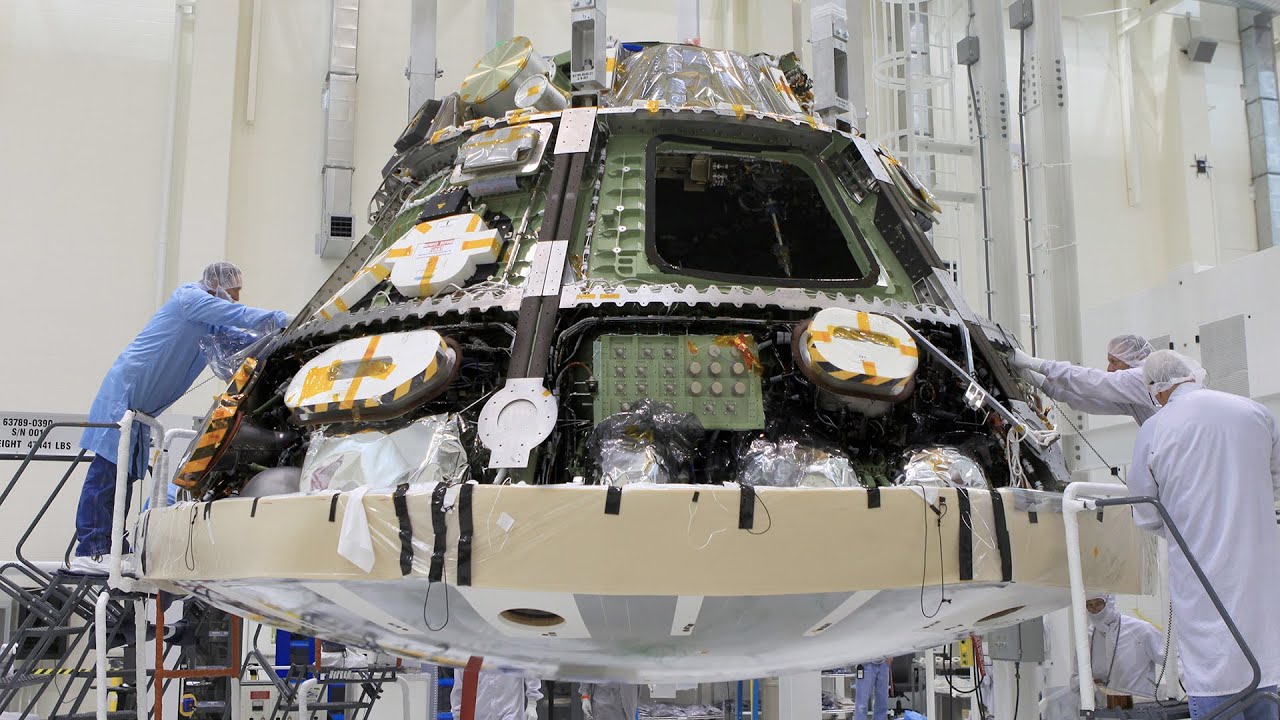 NASA Orion Spacecraft Raw Build Footage