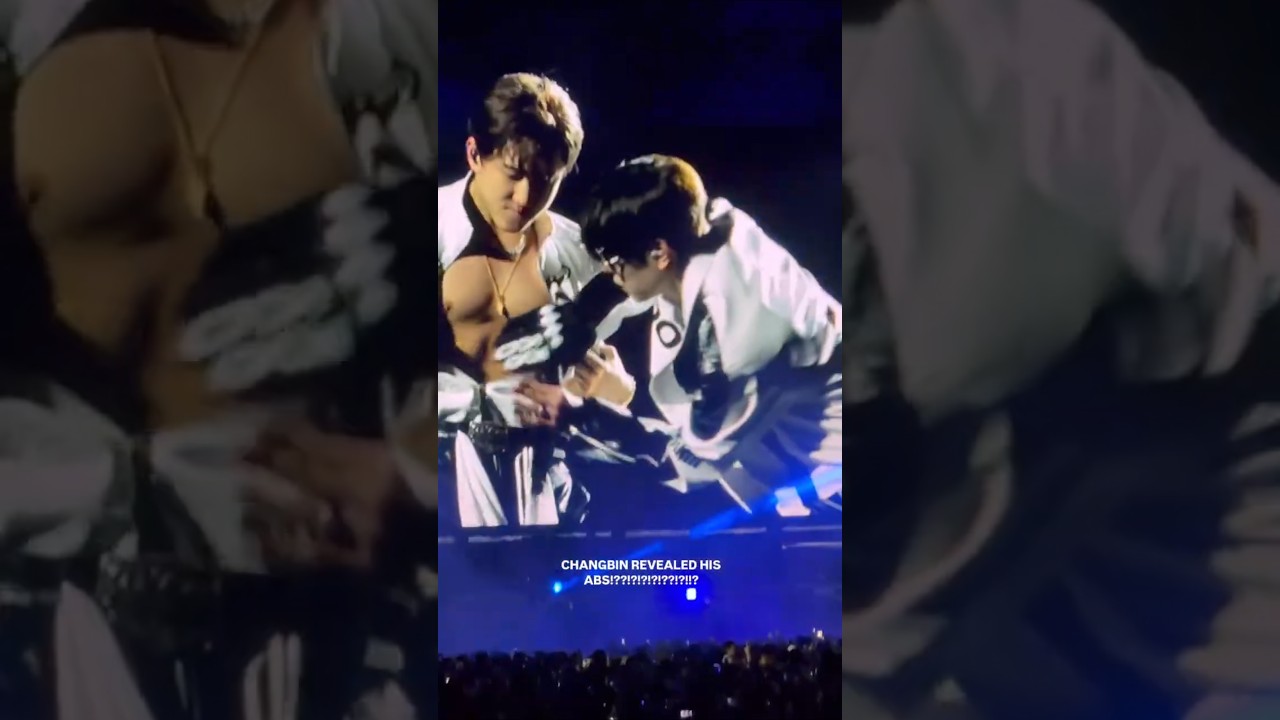 CHANGBIN REVEALED HIS ABS! #straykids #changbin #kpop #shorts