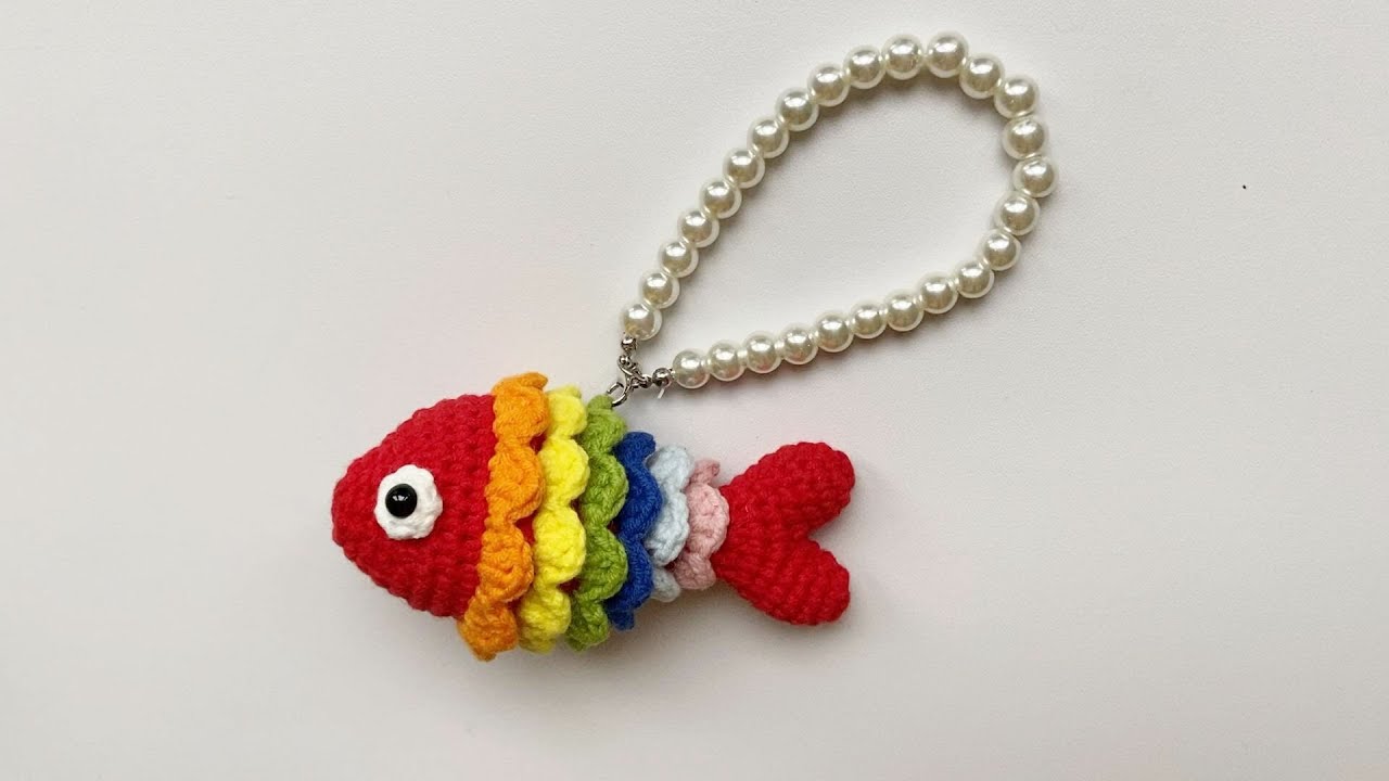 Part two -Fish Crochet | How to Crochet the Fish Keychain | Crochet Tutorial | Beginner Friendly