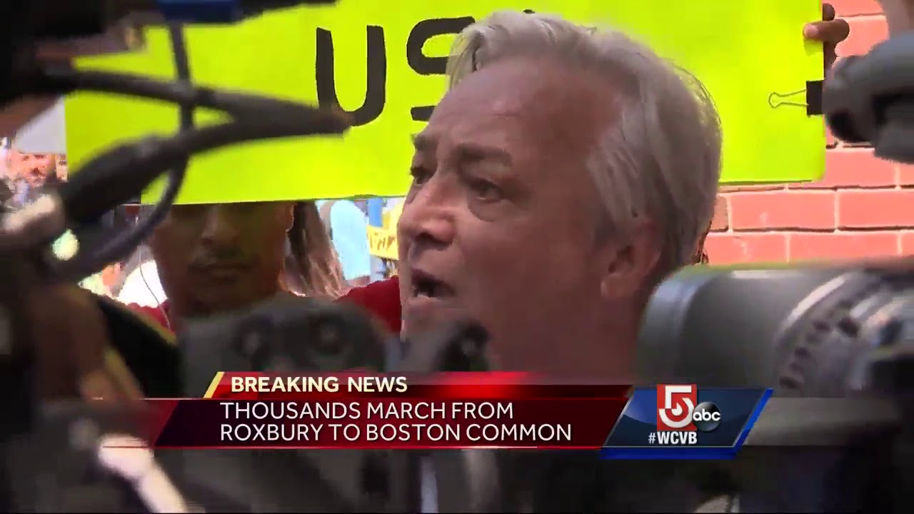 Thousands march through Boston neighborhoods to fight extremism