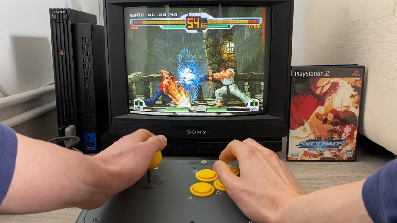 SNK VS CAPCOM SVC CHAOS• PS2 Gameplay • SONY TRINITRON